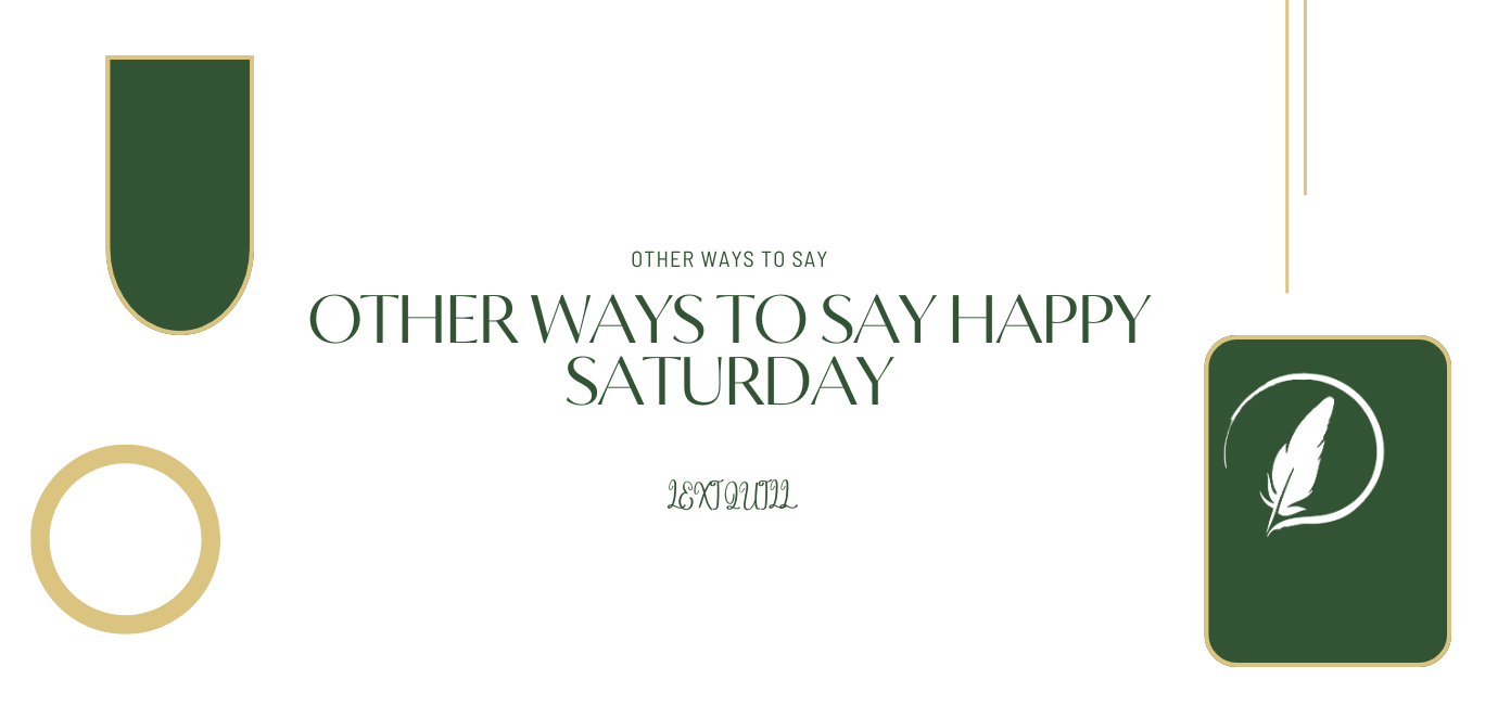 Happy Saturday