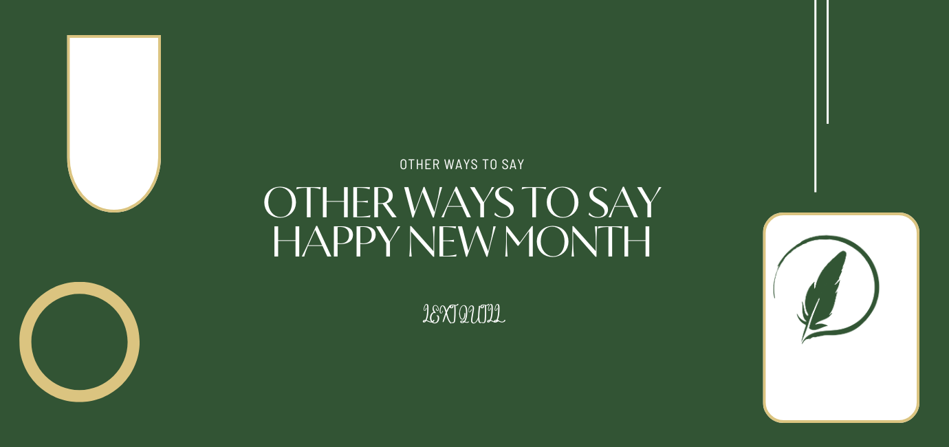 Happy New Month