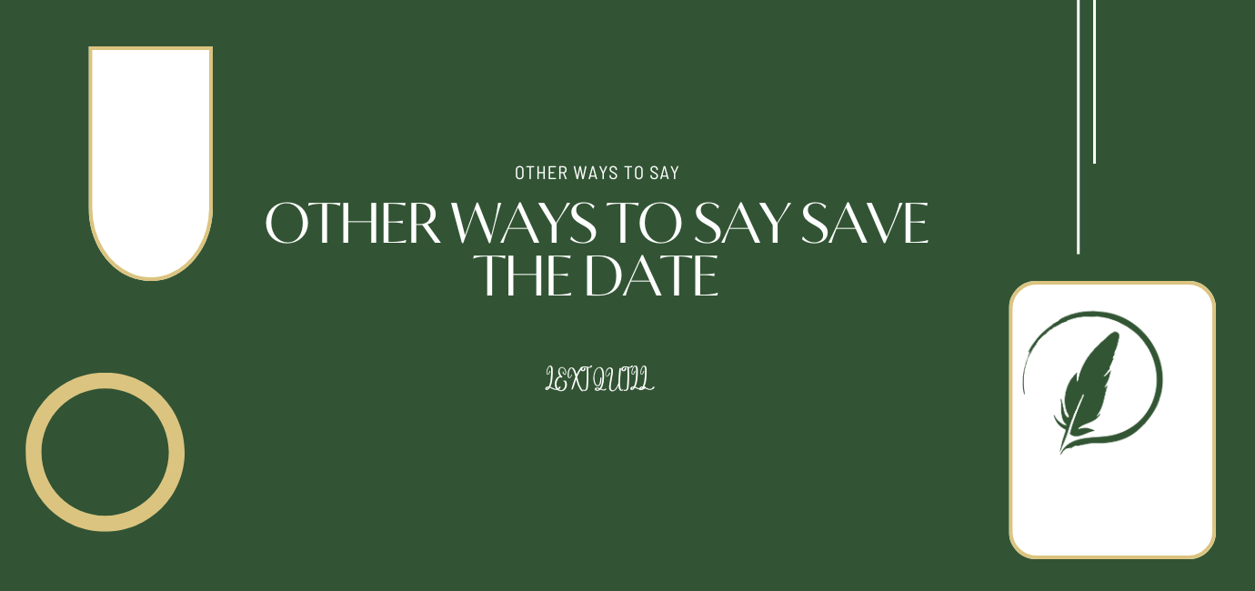 Save The Date
